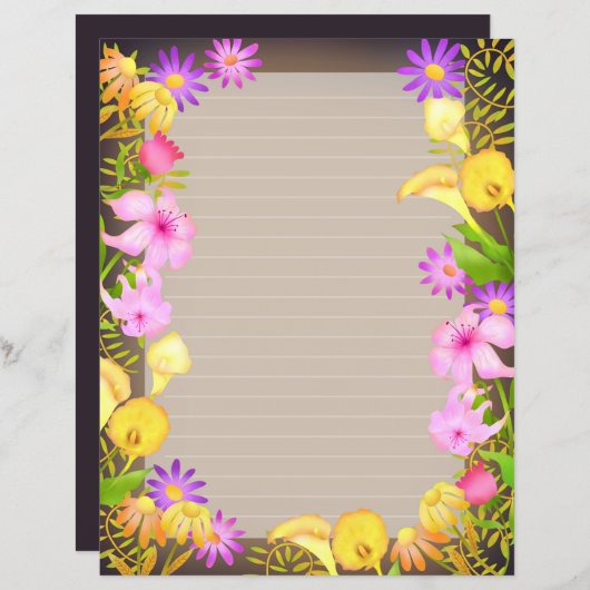 フローラガーデンブラウン (正面/裏面)