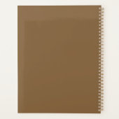 フローラガーデンブラウン プランナー手帳 (裏面)