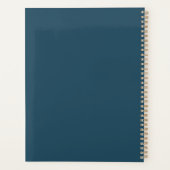 フローラガーデンブルー プランナー手帳 (裏面)