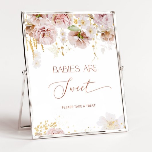 フローラガーデンベビーは甘い取り扱いポスター ポスター