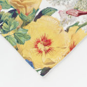 フローラガーデンベビー1年目の写真コラージュ フリースブランケット (角)