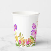 フローラガーデンホワイト 紙コップ (右)