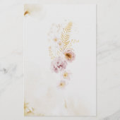 フローラガーデンボーブライダルシャワービンゴゲーム (裏面)