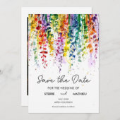 フローラガーデンワイルドフラワー セーブザデート (正面/裏面)