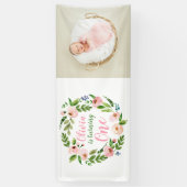 フローラガーデン第1期バースデーガールフォト 横断幕 (縦)