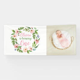 フローラガーデン第1期バースデーガールフォト 横断幕