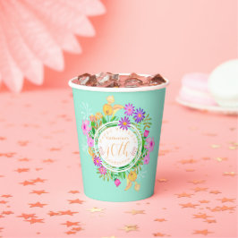 フローラガーデン紙プレート 紙コップ