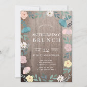 フローラガーデン素朴ウッドマザーズデイブランチ 招待状 (正面)