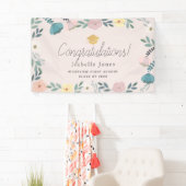 フローラガーデン赤面ピンク卒業 横断幕 (インサイチュ)