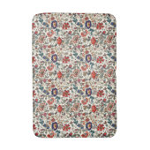 フローラガーデンinレッズ&ダークブルー バスマット (正面縦)