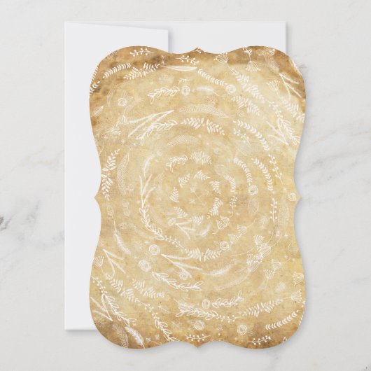 フローラガーランドパリデスティネーションウェディング 招待状 (裏面)