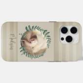 フローラガーランドユーカリ新生児写真 Case-Mate iPhoneケース (裏面 (横))
