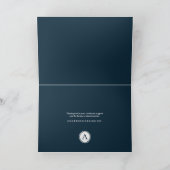 フローラガーランド企業のホリデイ シーズンカード (内部)