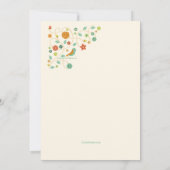 フローラガーランド招待状 招待状 (裏面)