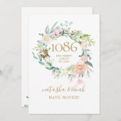 フローラガーランド新しい自宅住所のお知らせ (正面/裏面)