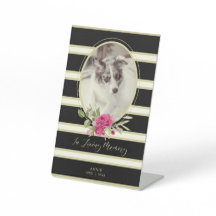 フローラガーランド記念ペットキャットドッグゴールデン&ブラック