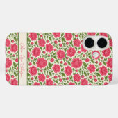 フローラガーリーの緑豊かなピンク牡丹 Case-Mate iPhoneケース (裏面 (横))