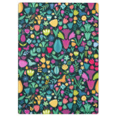 フローラガーリー恐竜シルエット女子 クリップボード (裏面)