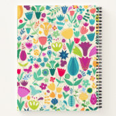 フローラガーリー恐竜シルエット女子 ノートブック (裏面)