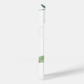 フローラガーリー水彩サンゴ花モノグラム Case-Mate iPhoneケース (裏面 / 右)