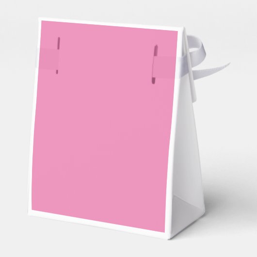 フローラガーリー水色ピンクユニコーン赤ちゃんシャワー フェイバーボックス (裏面サイド)