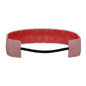 フローラガーリー濃厚なピンク色のバラ アスレチックヘッドバンド (裏面)