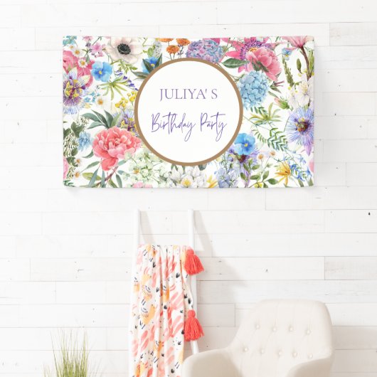 フローラガーリー誕生会 横断幕 (インサイチュ)