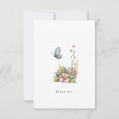 フローラガールシャワー サンキューカード (裏面)