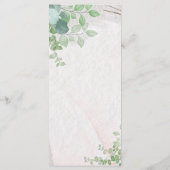 フローラガールシャワー メニュー (裏面)