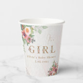 フローラガールシャワー 紙コップ (裏面)