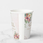 フローラガールシャワー 紙コップ (右)