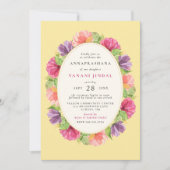 フローラガールズアナプラサナファースト米式 招待状 (正面)