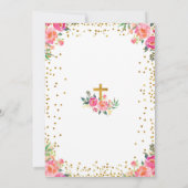 フローラガールファースト聖餐式招待状 招待状 (裏面)