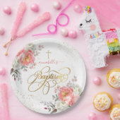 フローラガール洗礼  ペーパープレート (パーティー)