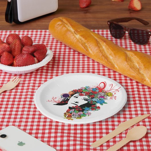 フローラガール紙プレート ペーパープレート