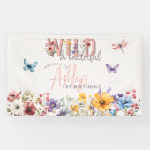 フローラガール誕生日 |ワイルド&オンダーフルへようこそ 横断幕 (横)