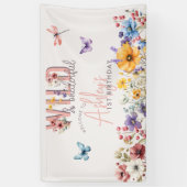 フローラガール誕生日 |ワイルド&オンダーフルへようこそ 横断幕 (縦)