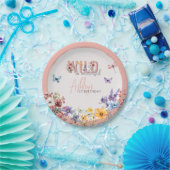 フローラガール誕生日 |ワイルド&オンダーフル ペーパープレート (パーティー)