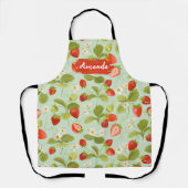 フローラキカスタムッチンエプロン、ハート、調理師ベーキングBBQ エプロン (正面)