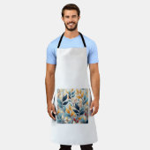 フローラキッチンエプロン エプロン (着用した状態)