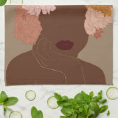 フローラキッチンタオル キッチンタオル (折り畳み)