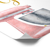 フローラキッチンブライダルシャワーカードとギフト ポスター (角)