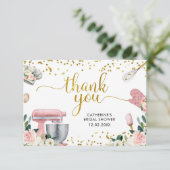 フローラキッチンブライダルシャワーサンキューカード サンキューカード (スタンド正面)