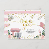 フローラキッチンブライダルシャワーサンキューカード サンキューカード (正面/裏面)