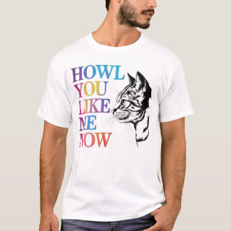 フローラキャットシャツ、猫好きTシャツ、キャットブックシール Tシャツ