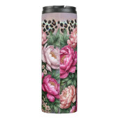 フローラキャップコーヒーレオパードシック タンブラー (裏面)