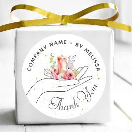 フローラキャンドルサンキュー ラウンドシール