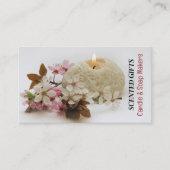 フローラキャンドル、キャンドル&ソープメーカー 名刺 (正面)