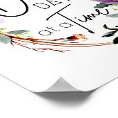 フローラキリスト教徒ある日の時間バイブル聖句Rel ポスター (角)