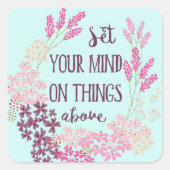 フローラキリスト教聖書聖なる書物、 経典聖句 スクエアシール (正面)